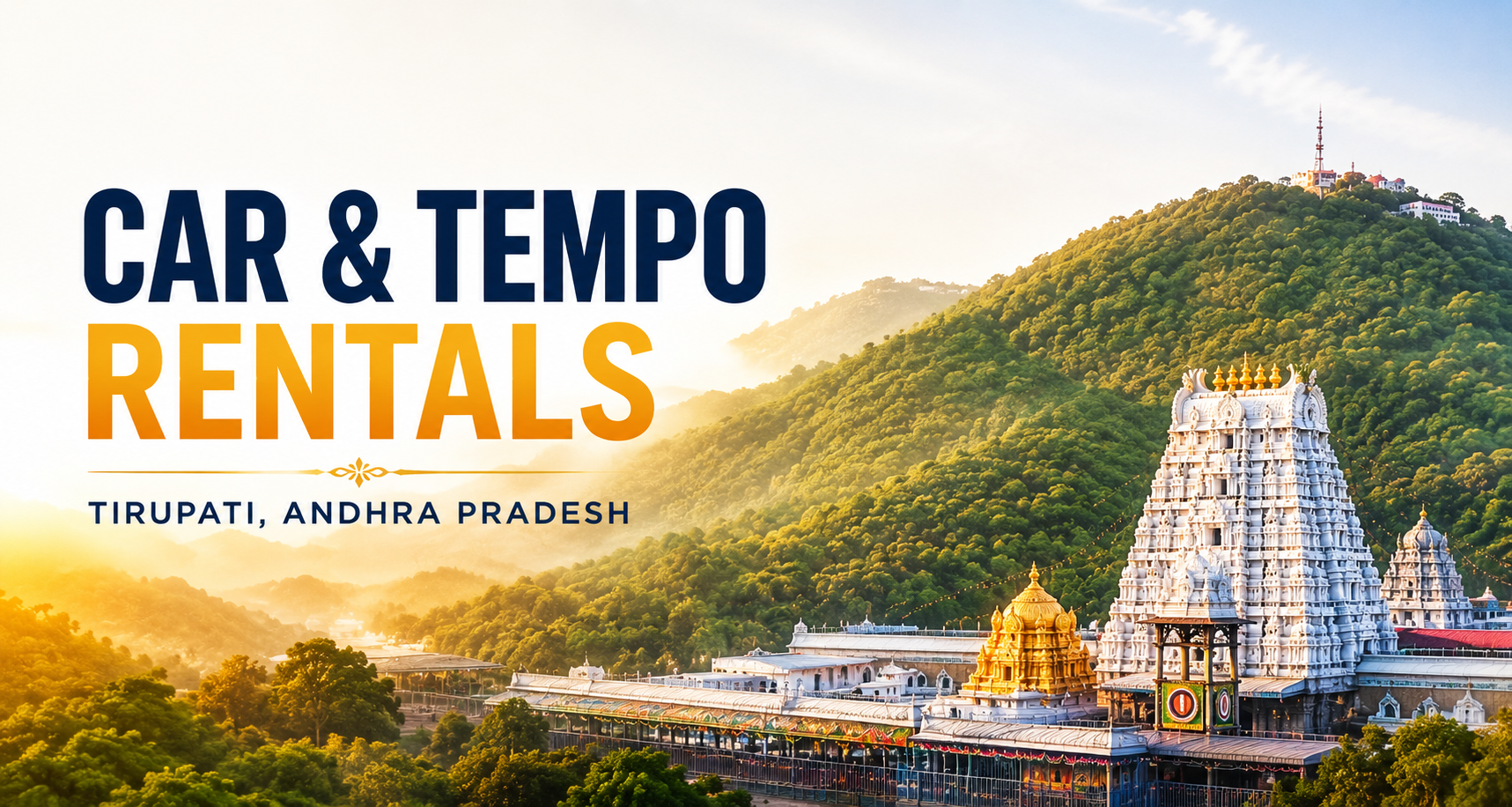 Best Car & Temp Rentals in Tirupati