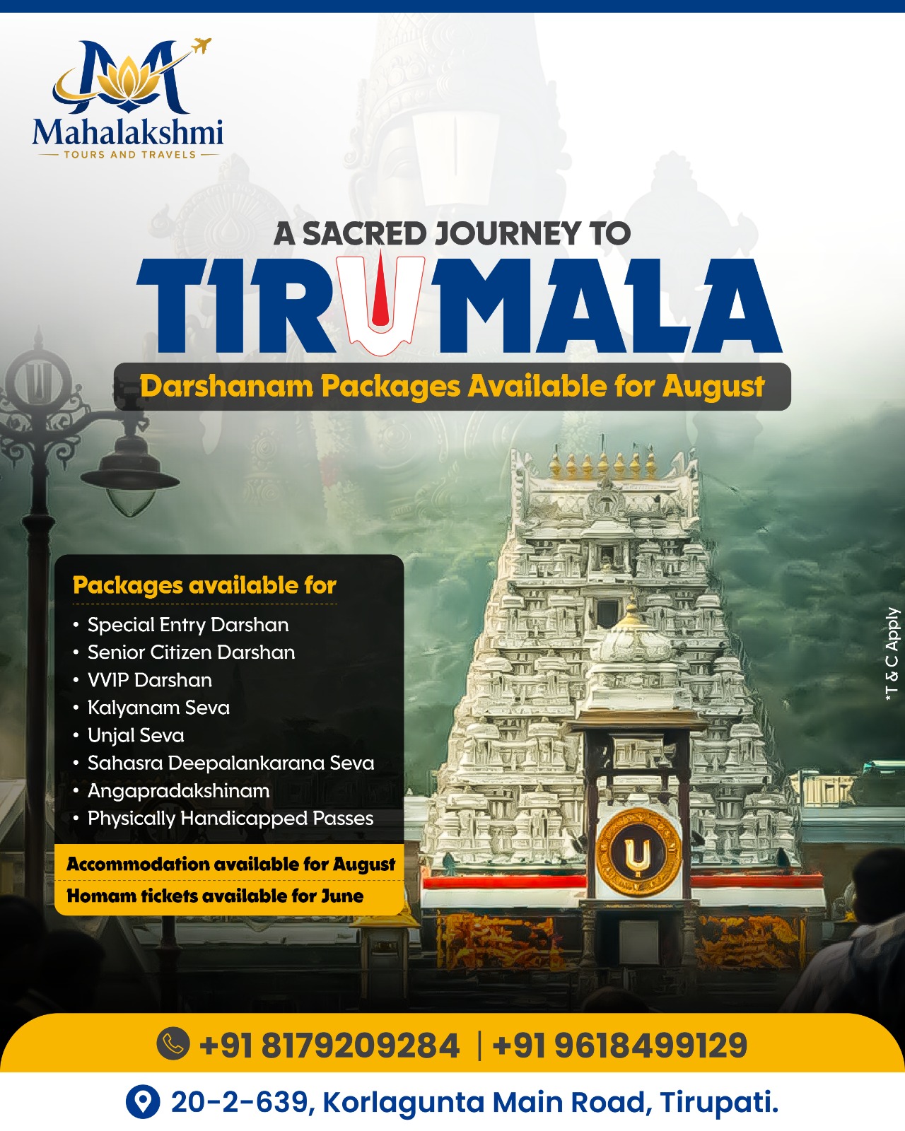 Tirupati Tour Packages